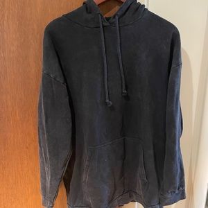 Zara Black Distressed Sweatshirt
